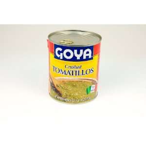 Goya Crushed Tomatillos 26 oz   Pure De Tomatillo  Grocery 