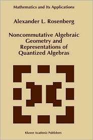   Algebras, (0792335759), Alex Rosenberg, Textbooks   