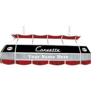  Corvette C1 Stained Glass 40 in Tiffany Lamp   Game Room Products 