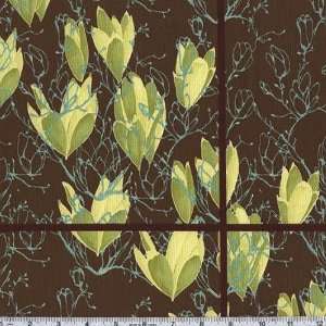  45 Wide Treetop Fancy Magnolia Morning Sage Fabric By 
