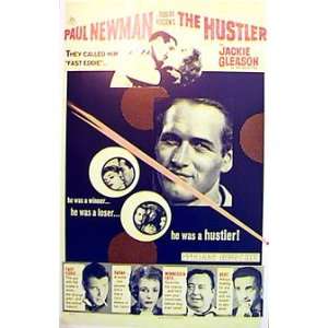  HUSTLER Paul Newman original Benton window card 