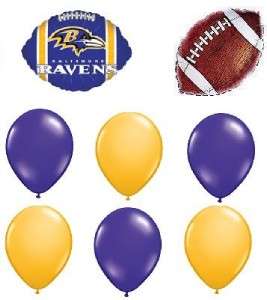 Baltimore Ravens Balloons Football Party Supplies  