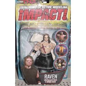  TNA Wrestling Series 3 Action Figure Raven Toys & Games
