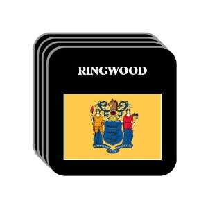   State Flag   RINGWOOD, New Jersey (NJ) Set of 4 Mini Mousepad Coasters