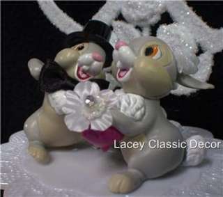 THUMPER Bunny Rabbit Wedding Cake Topper Disney Bambi  