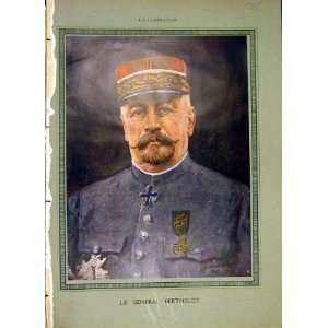   Portrait General Berthelot Military French Print 1919