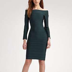 New long sleeve Cocktail Bodycon Bandage Dress S M L  