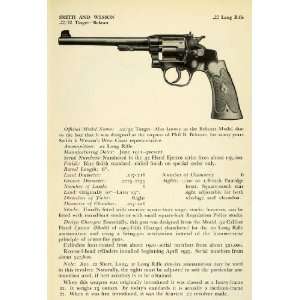  1948 Print .22 Long Rifle .32 Smith Wesson Target Bekeart 