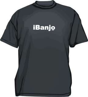 iBanjo Banjo Mens tee Shirt PICK SIZE & COLOR  