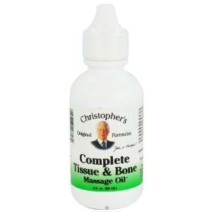 Dr. Christophers Complete Tissue & Bone Massage Oil   2 Oz, 3 Pack