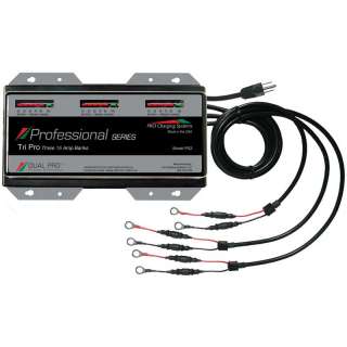 Dual Pro Professional Series PS3 3 Bank 15 Amp Battery Charger  