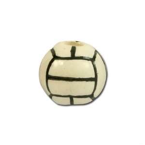  14mm Volleyball Ceramic Beads Jewelry