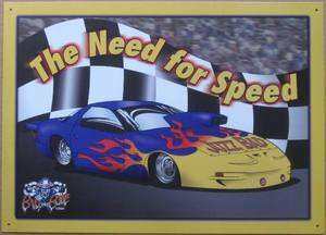   Need for Speed Man Cave Racing Rec Game Room Bar Retro Tin Sign  
