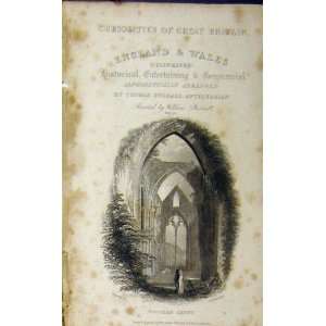  View Tintern Abbey Church Antique Print Dugdales C1850 