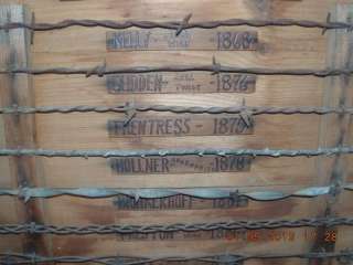 John Mantz Antique BarbedWire Collection Display #2 Wires of the Old 