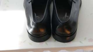 mens SALVATORE FERRAGAMO black dress shoes size 11  