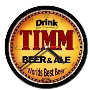  TIMM beer and ale cerveza wall clock 