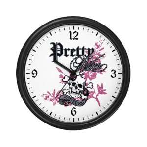  Wall Clock Pretty Poison Forever Skull and Crossbones 