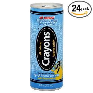 Crayons Breakaway Berry Sports Drink, 8 Ounce Cans (Pack of 24 