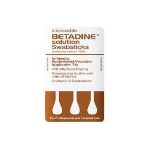  BETADINE SWABSTICK (50PAKS) Size 50X3 Health & Personal 