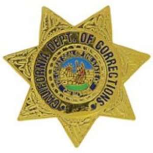  California Department of Corrections Badge Pin 1 Arts 