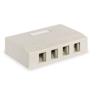  HUBBELL WIRING ISB4EI 4 PORT SMBOX IVORY