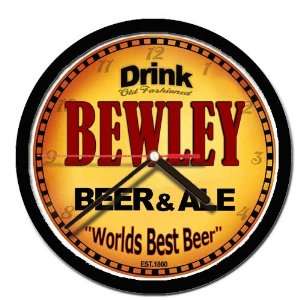  BEWLEY beer and ale cerveza wall clock 