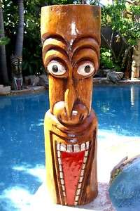 LARGE NEW TONGUE Tiki Garden Art Statue Tropical Decor  