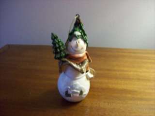 tii Collections Snowman holding tree ornament  