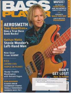 Bass Player Magazine (April 2006) Aerosmith Tom Hamilton / Nathan 