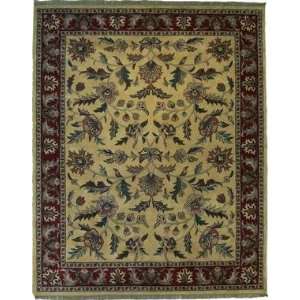  ORG Destin Rena Khaki/Burgundy 9 6 X 13 6 Area Rug 