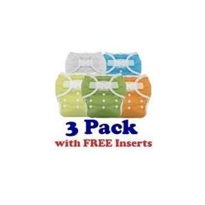  Thirsties Duo Diaper 3 Pack comes with 1 Free Insert Baby