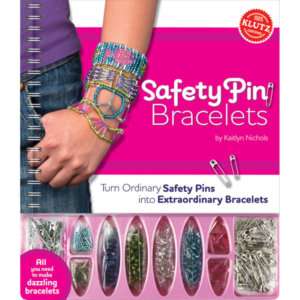 SAFETY PIN BRACELETS KLUTZ MAKE YOUR OWN JEWELRY KIT  