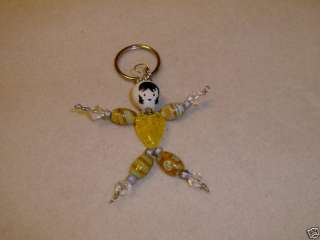 Friendship Beaded Keychain Appx 2 inches Long  