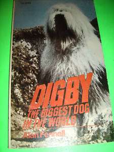 DIGBY THE BIGGEST DOG IN THE WORLD ~ 1973 PB BOOK  