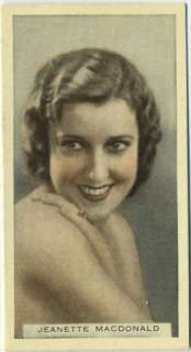   MacDONALD 1934 Godfrey Phillips Stage Cinema Beauties Tobacco Card #10