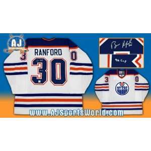 Bill Ranford Autographed Jersey   1990 Cup   Autographed NHL Jerseys
