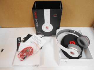   Beats Solo by Dr. Dre On Ear Headphones Control Talk WHITE Headphone