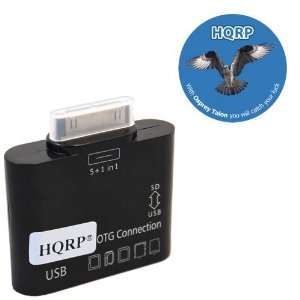 HQRP 5 in 1 USB Port / Card Reader OTG Host Adapter compatible with 