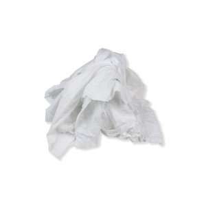   White Cotton Sheeting Rags, 50 .lb Case, Uncut