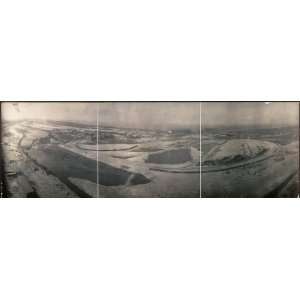 Panoramic Reprint of Birds eye view, Gary Works, Indiana Steel Co., I 