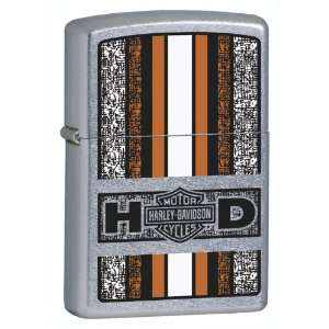 Zippo Harley Davidson Tilted Emblem Lighter (Black, 5 1/2 