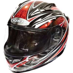  Xpeed Phoenix XF706 Street Racing Motorcycle Helmet   Red 