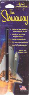 Fisher Stowaway Ultra Compact Space Pen #SWY, Black  