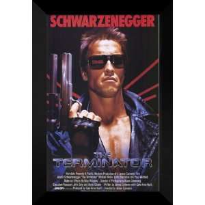  The Terminator 27x40 FRAMED Movie Poster   Style A 1984 