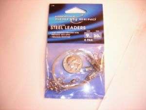 STAINLESS STEEL LEADERS 6 PACK (nylon coated 9 30 lb)  
