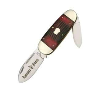  Hammer Knives 12RPB Sunfish Knife with Red Pick Bone 