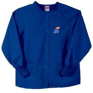  BSS   Kansas Jayhawks NCAA Nursing Jacket (Royal) (Large 