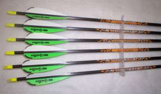 Beman ICS Bowhunter 340 Arrows w/ Quikspin Vanes 1/2 Dz  