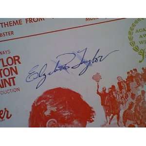    1965 Sheet Music Signed Autograph The Sandpiper